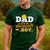 Dad Mom Of The Birthday Boy Kid Construction Matching Family Men's Casual T-Shirt Forest