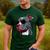 Dad Mom Cool Dog Sunglasses Pitbull Men's Casual T-Shirt Forest