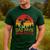 Dad Pays Mom Prays Dirt Bike Retro Motocross Boys Kids Men's Casual T-Shirt Forest