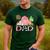 Dad Pink Farm Animal Birthday Kids Matching Family Men's Casual T-Shirt Forest