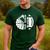 Dad Of Both Proud Football And Cheer Dad Men's Casual T-Shirt Forest Dad Of Both Proud Football And Cheer Dad Men's Casual T-Shirt Forest