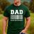 Dad Scan For Payment Barcode Father's Day Men's Casual T-Shirt Forest