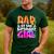 Dad Under Sea Birthday Party Girls Ocean Sea Animals Themed Men's Casual T-Shirt Forest