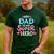 My Dad Is My Superhero Best Dad Father's Day Cool Kids Men's Casual T-Shirt Forest