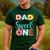 Dad Of The Sweet One 1st Birthday Girl Donut Party Men's Casual T-Shirt Forest