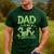 Dad Of The Three Rex Birthday Boy Dinosaur Family Matching Men's Casual T-Shirt Forest