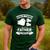 Dad Of Twins 2024 Father Twice As Cool Father's Day Twin Dad Men's Casual T-Shirt Forest