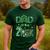 Dad Of The Two Rex Birthday Dinosaur Family Matching Men's Casual T-Shirt Forest