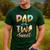 Dad Of The Two Sweet Birthday Girl Ice Cream Lovers 2nd Men's Casual T-Shirt Forest