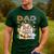 Dad Of The Two Wild Animal Safari 2Nd Birthday Party Men's Casual T-Shirt Forest