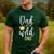 Dad Of The Wild One Shirt 1st Birthday First Thing Daddy Tee Men's Casual T-Shirt Forest