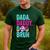 Dada Daddy Dad Bruh Baseball Drip Ice Cream Dad Bruh Men's Casual T-Shirt Forest