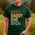 Dada Daddy Dad Bruh Retro Vintage Fathers Day Vintage Men's Casual T-Shirt Forest