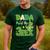 Dada Of The Three Rex Birthday Dinosaur Family Matching Men's Casual T-Shirt Forest