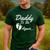 Daddy To Be Again Soon To Be Dad Shirt Men's Casual T-Shirt Forest