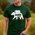 Daddy Bear Fathers Day Cute Baby Cub Papa Dad-a Pops Small Men's Casual T-Shirt Forest