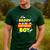 Daddy Of The Birthday Astronaut Boy Outer Space Theme Party Men's Casual T-Shirt Forest