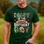 Daddy Of The Birthday Boy Game Day Football Men's Casual T-Shirt Forest
