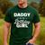 Daddy Of The Birthday Daughter Girl Matching Family For Dad Men's Casual T-Shirt Forest