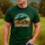 Daddy Dinosaur Daddysaurus 3 Three Kids Xmas Men's Casual T-Shirt Forest