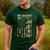 My Daddy Is My Hero Military Dad US Flag Father’s Day Men's Casual T-Shirt Forest