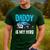 Daddy Is My Hero Police Toddler Police Officer Cop Boys Kids Men's Casual T-Shirt Forest