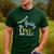 Daddy Of Mr One-Derful Party Blue-Gold Dad Boy 1st Birthday Men's Casual T-Shirt Forest