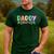 Daddy Saurus Kids Dinosaur Birthday Party Family Matching Men's Casual T-Shirt Forest