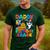 Daddy Of The Shark Birthday Dad Matching Family Men's Casual T-Shirt Forest