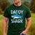 Daddy Shark T Shirt Fathers Day Family Matching Dad Men's Casual T-Shirt Forest