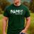 Daddysaurus T Rex Dinosaur Daddy Saurus Dad Family Matching Men's Casual T-Shirt Forest