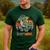Daddysaurus T Rex Dinosaur Daddy Saurus Family Matching Dad Men's Casual T-Shirt Forest