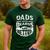 Dads With Beards Are Better Distressed Men's Casual T-Shirt Forest