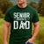 Dance Senior Dad Of A Senior Dancer Father 2026 Men's Casual T-Shirt Forest
