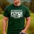 My Daughter Is Flyer Than Yours Cheer Dad Father's Day Men's Casual T-Shirt Forest