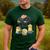 Despicable Me Minions Father's Day 1 Dad Cardboard Sign Men's Casual T-Shirt Forest