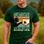 I Didn't Choose The Cat Dad Life Funny Cat Lovers Vintage Men's Casual T-Shirt Forest