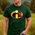Disney And Pixar's The Incredibles Mr Incredible Dad Family Men's Casual T-Shirt Forest