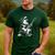 Dog Guitarist Guitar Australian Shepherd Dad Mom Men's Casual T-Shirt Forest