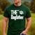 The Dogfather Dog Father Dad Men's Casual T-Shirt Forest