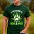Dogs And Weed Dad Mom Dog Lover Cannabis Marijuana For Men Women Men's Casual T-Shirt Forest