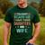 You Don't Scare Me I Have Three Daughters And Wife Dad Of 3 Men's Casual T-Shirt Forest