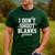 I Don't Shoot Blanks Dad Promoted To Daddy 2024 Father's Day Men's Casual T-Shirt Forest