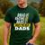 Drag Racing Dads Make The Best Dads Drag Racer Race Car Men's Casual T-Shirt Forest