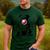 English Bulldog Bubble Gum Vintage Dog Mom Pet Dad Men's Casual T-Shirt Forest