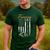 Farmer Dad Like A Normal Dad Only Cooler USA Flag Farming Men's Casual T-Shirt Forest