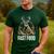 Fast Food Deer Hunting Hunter Dad Tail Buck Men's Casual T-Shirt Forest