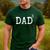 Father Of 3 From Kids Dad Cubed Dad To The Third Power Men's Casual T-Shirt Forest
