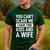 Father Dad Fun You Can´t Scare Me I Have Two Kids And A Wife Men's Casual T-Shirt Forest