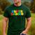 Fatherly Powers Unleashed Gamer Super Dad From Wife & Kids Men's Casual T-Shirt Forest